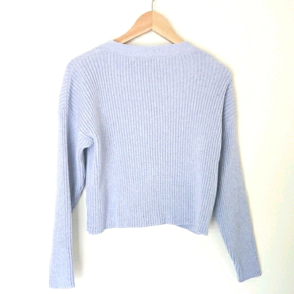 🌍 nu-in 100% recycled ribbed cropped cardigan - Picture 6 of 10